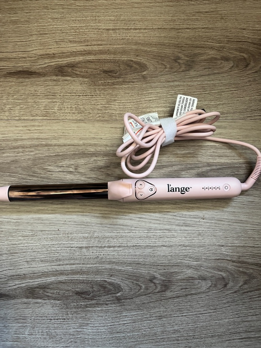 Lange Pink (blush) Le Pirouette 32 MM Titanium Rotating Curling Wand